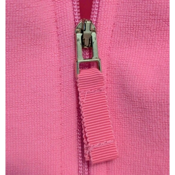 Lilly Pulitzer Girl's Illiana Swim Cover Up Size S (4-5) Flutter Sleeve Hot Pink - Picture 4 of 8